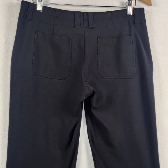 Title Nine “Kate” Pants Women’s SZ 8 Black Straight Leg Stretch Rayon Blend EUC - Picture 10 of 16